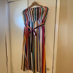Women’s Multicolor Tube Dress with belt